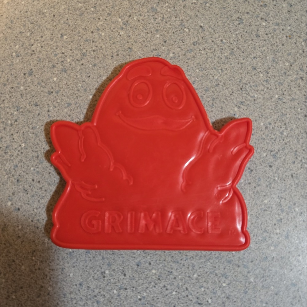 Vintage 1980s Grimace Cookie Cutter, McDonalds